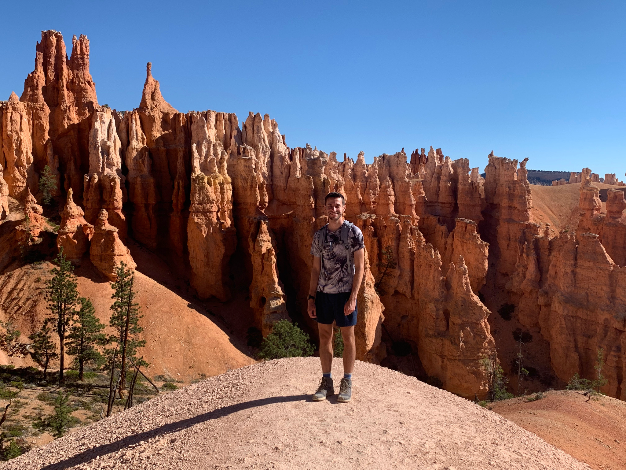 John with some hoodoos in the background