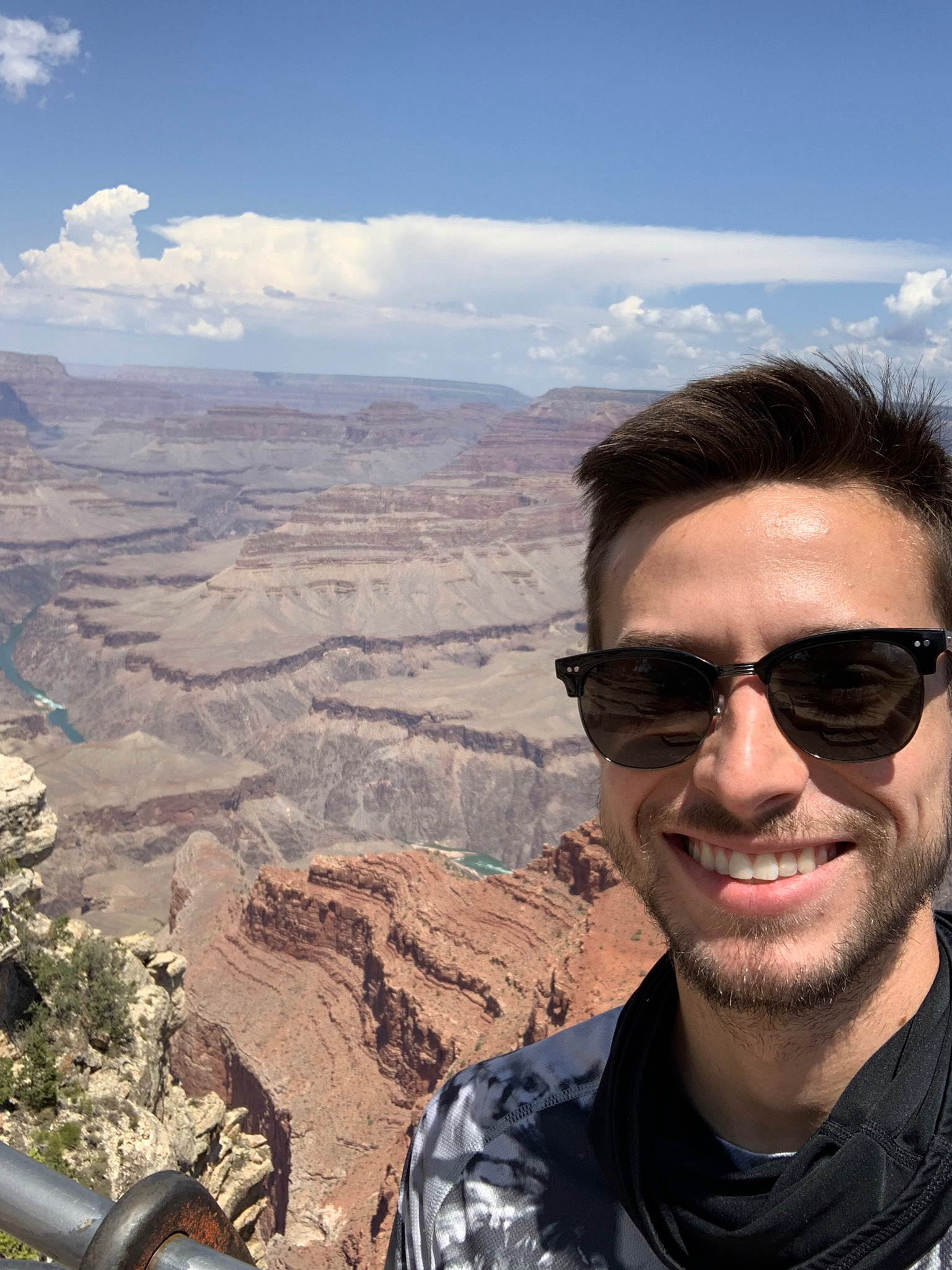 John at the Grand Canyon